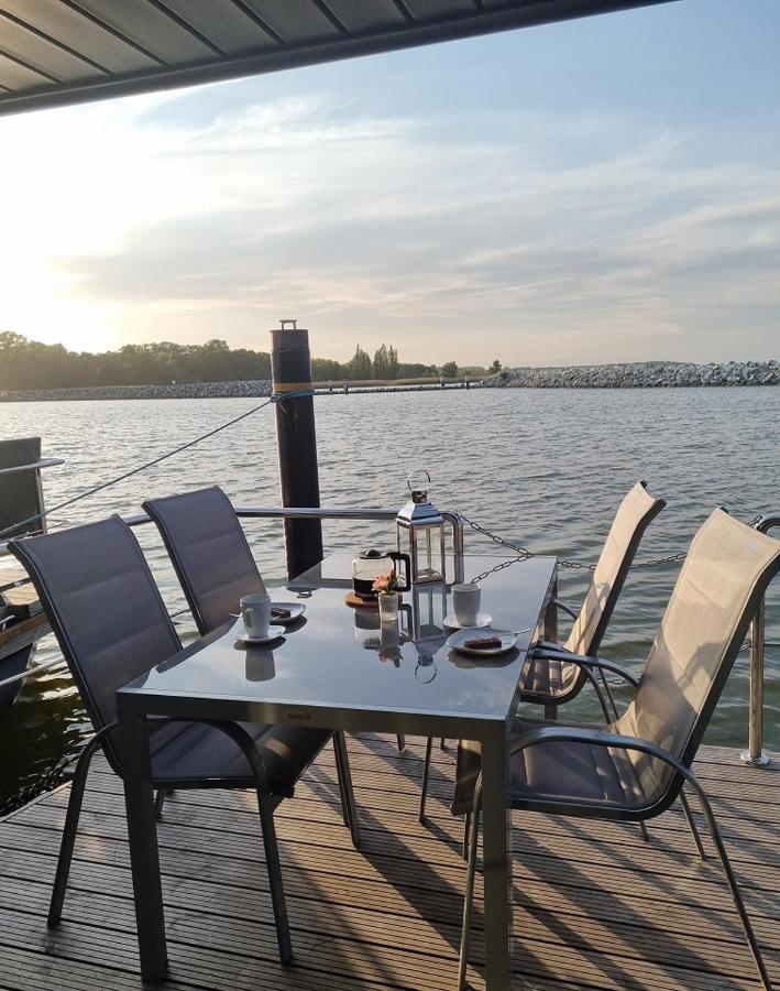 Hausboot Fjord Baltica Mit Dachterrasse In Barth Exterior foto