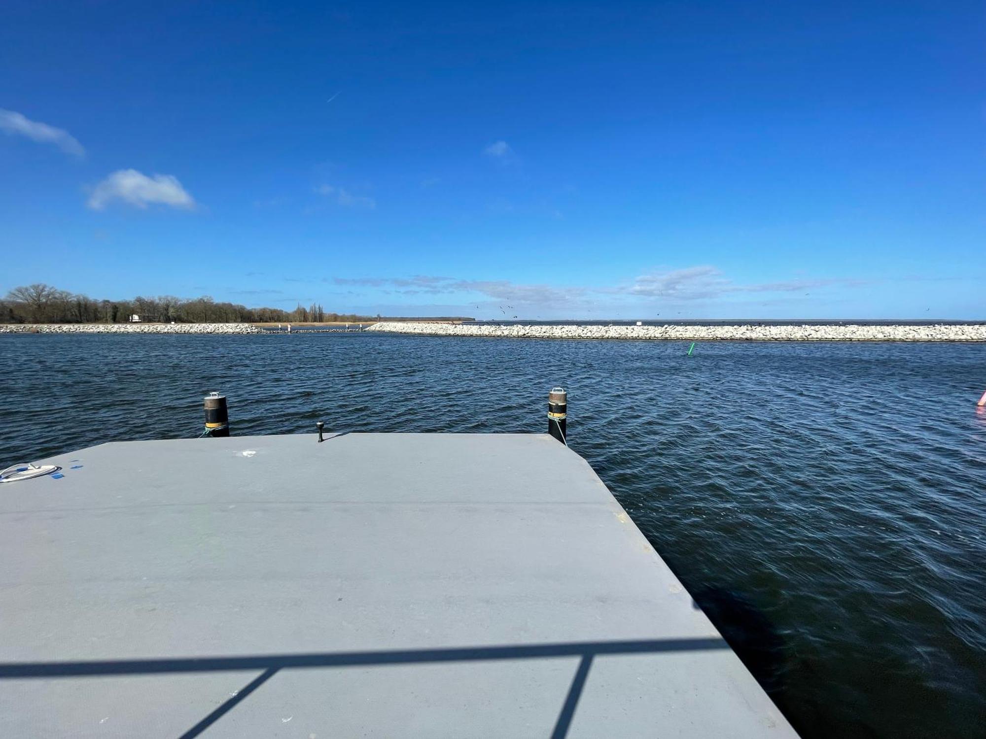 Hausboot Fjord Baltica Mit Dachterrasse In Barth Exterior foto
