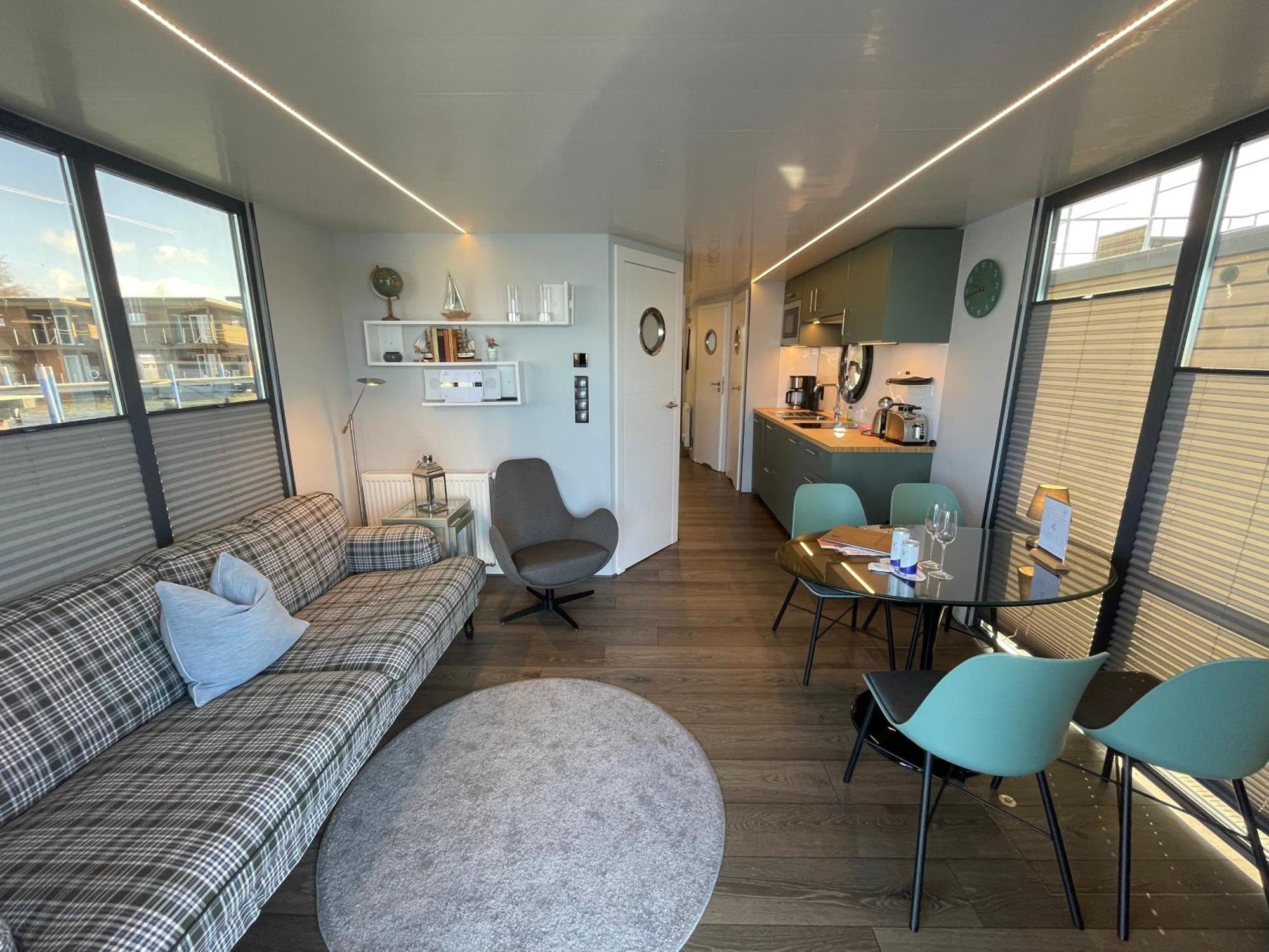Hausboot Fjord Baltica Mit Dachterrasse In Barth Exterior foto
