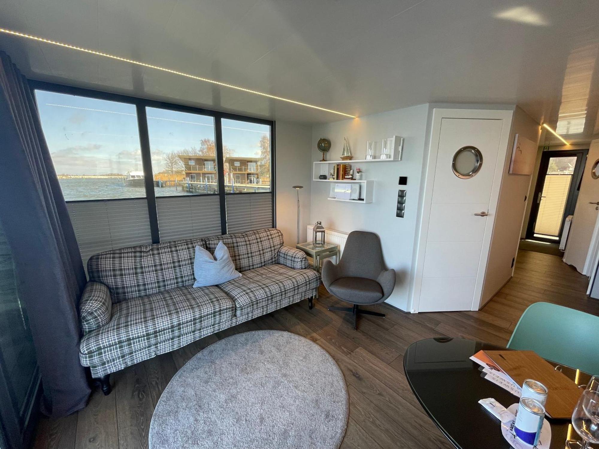 Hausboot Fjord Baltica Mit Dachterrasse In Barth Exterior foto