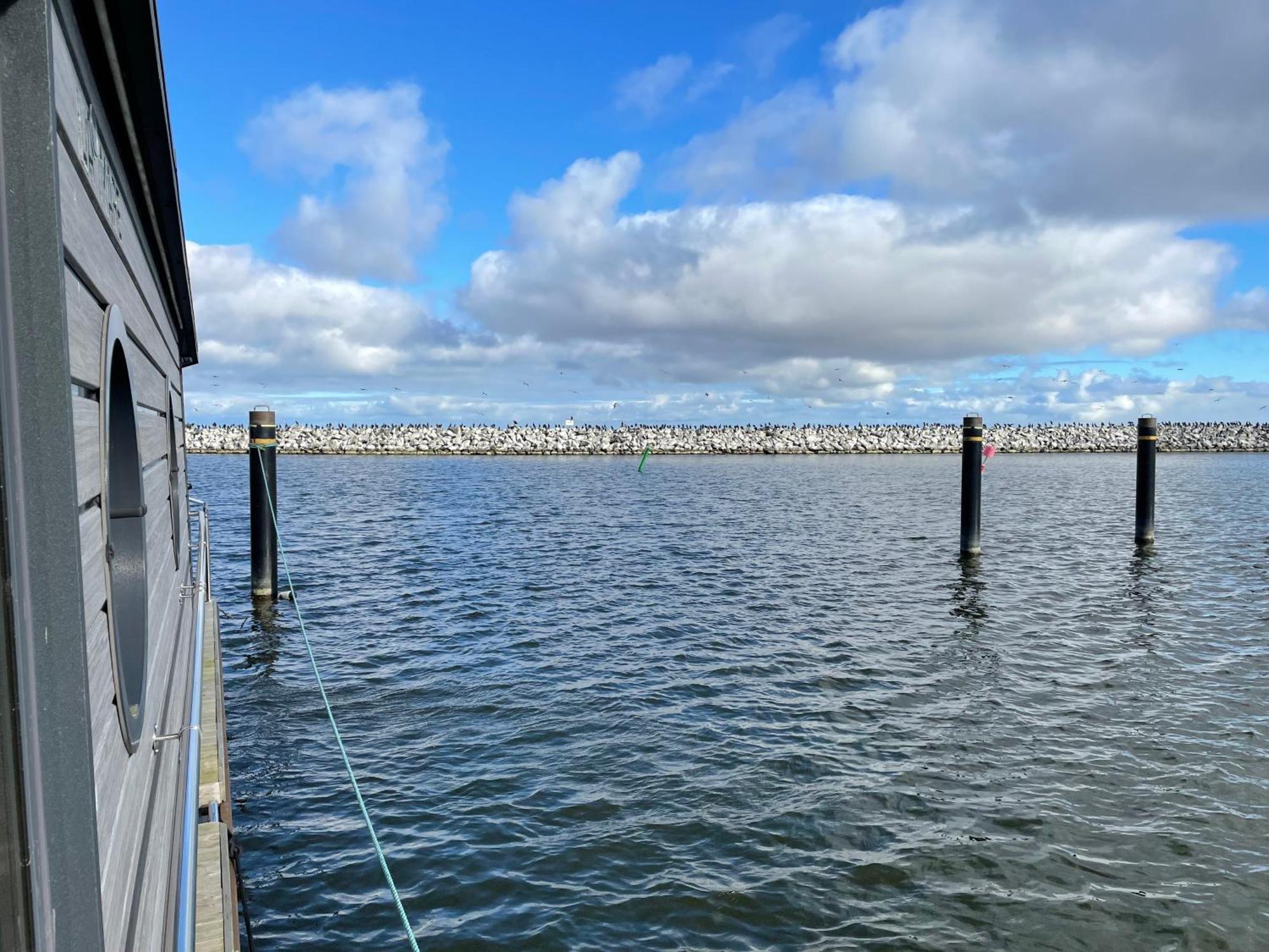 Hausboot Fjord Baltica Mit Dachterrasse In Barth Exterior foto